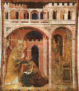 Simone Martini Miracle of Fire France oil painting artist